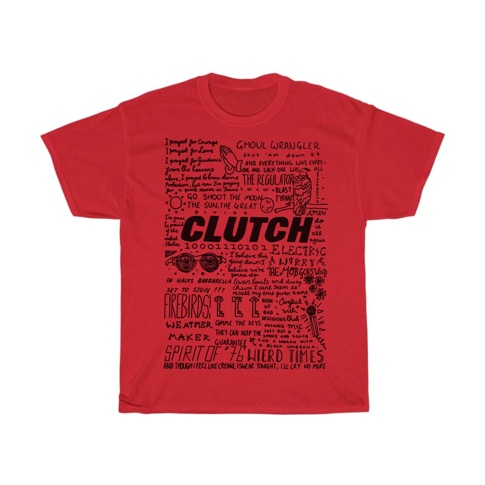 Clutch T Shirt Clutch Unisex Clutch Clothing Clutch Rock Etsy