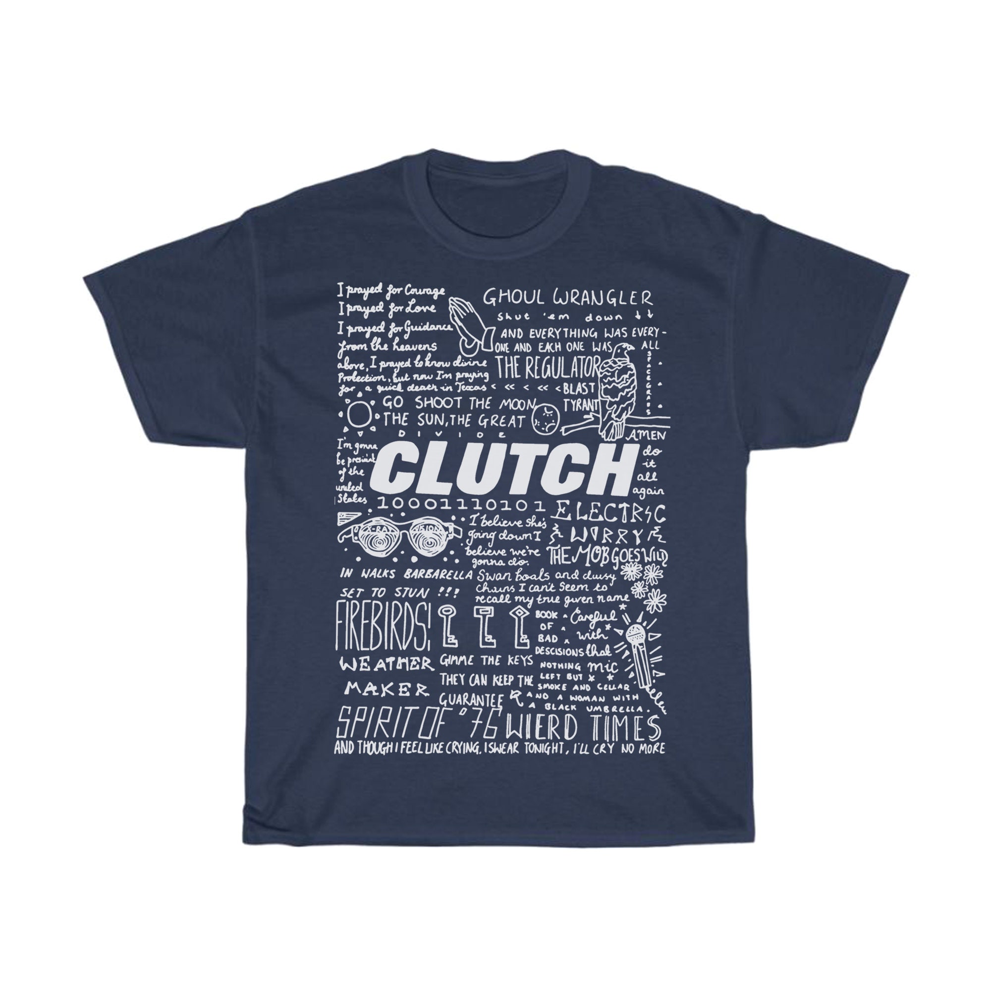 Clutch T Shirt Clutch Unisex Clutch Clothing Clutch Rock Etsy