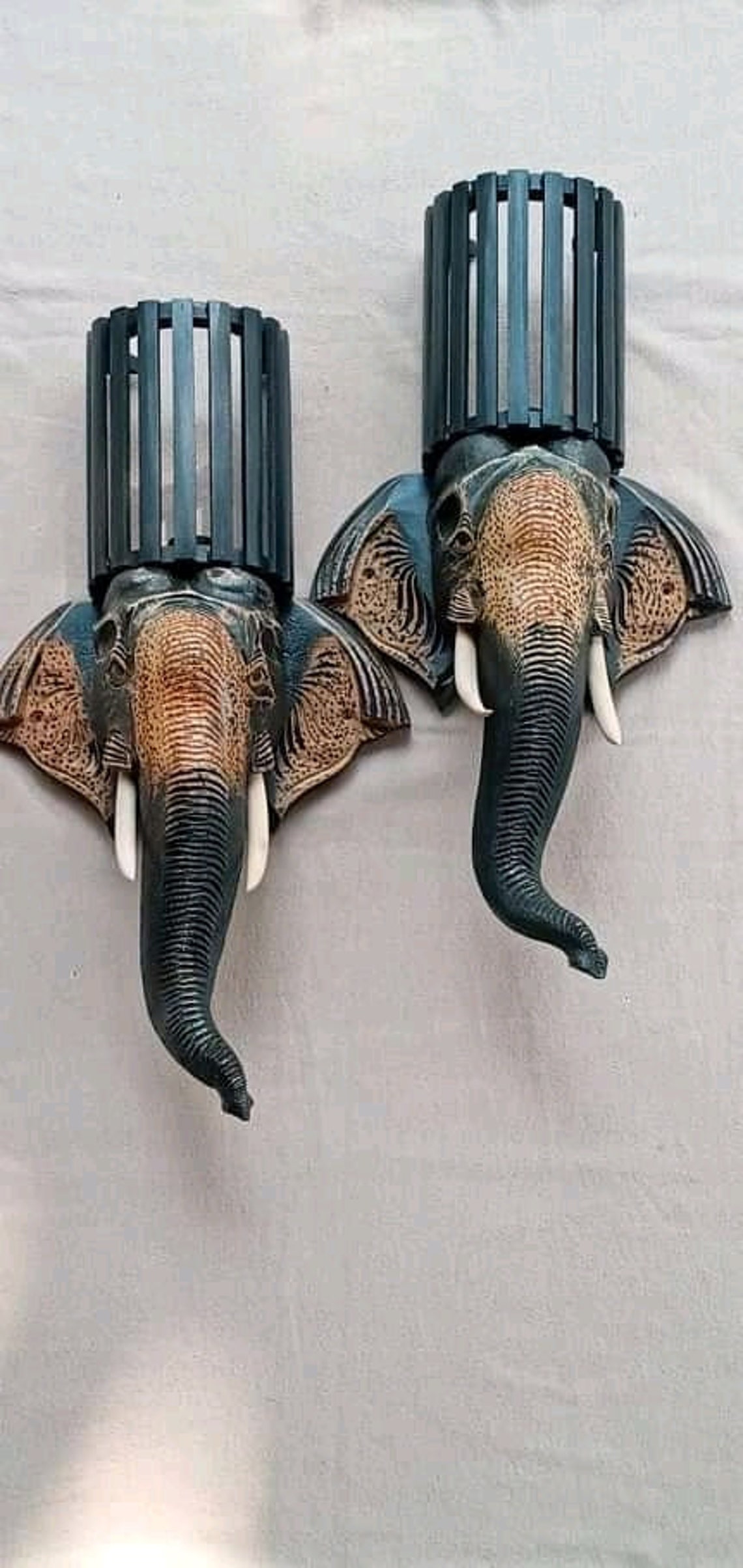 Hand made elephant lamps Wall Light wall lantern lamps Etsy