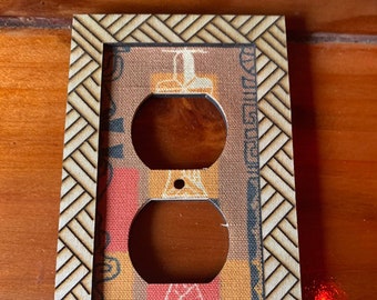 Tiki Bar Electrical Outlet and Cover