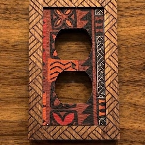 Tiki Bar Electrical Outlet Cover