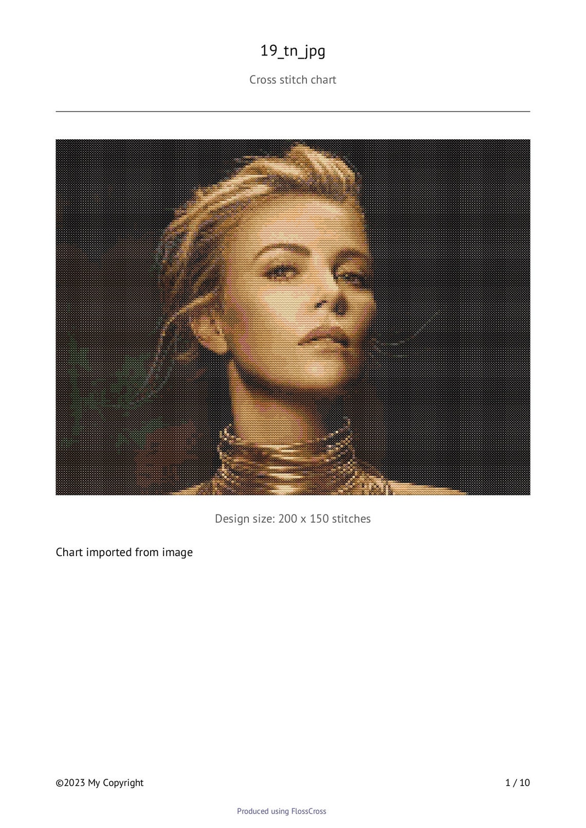 Personalised Cross Stitch Pattern From Photo Custom Image Etsy