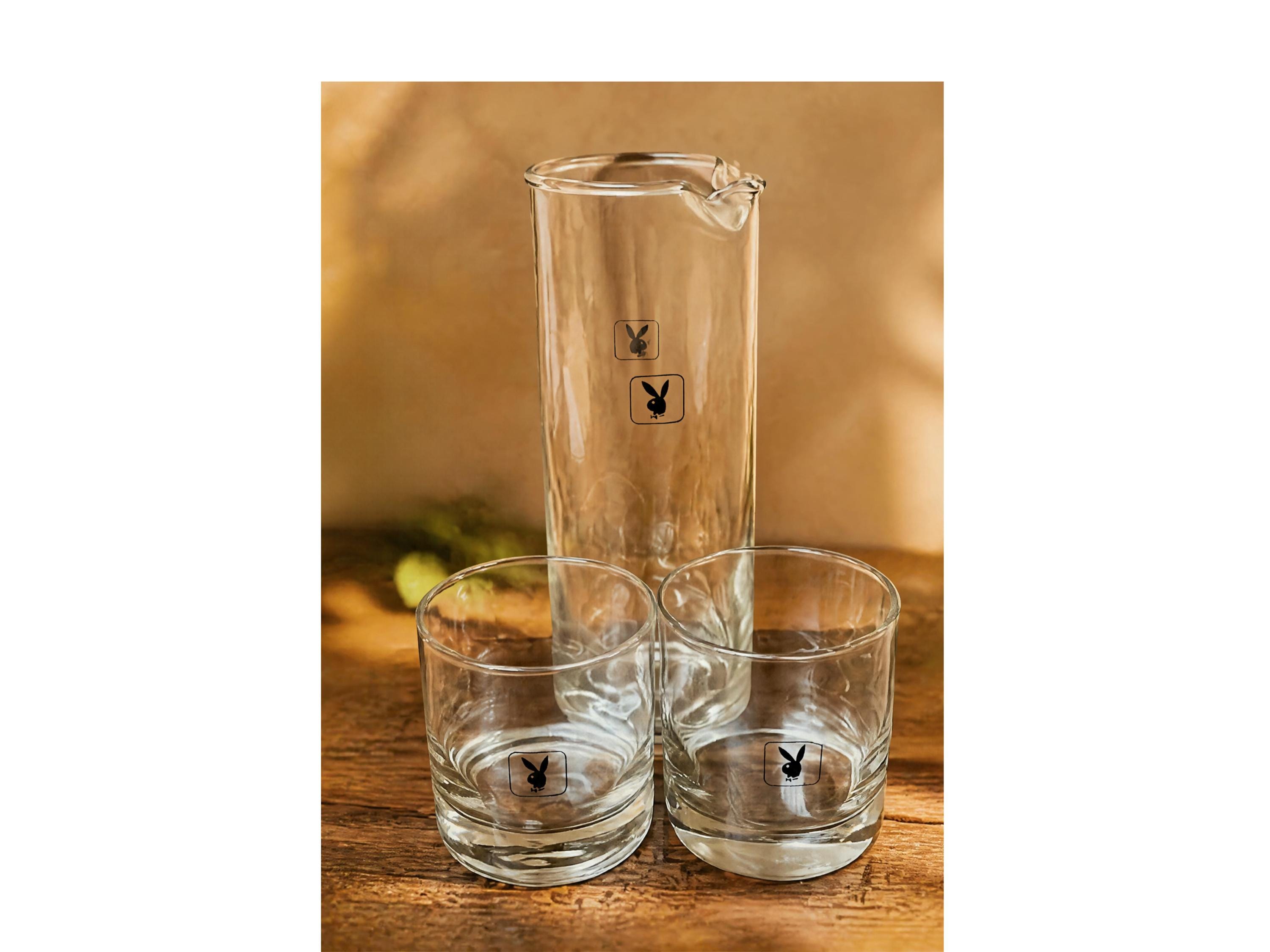 Playboy Drinking Glass Set - Etsy