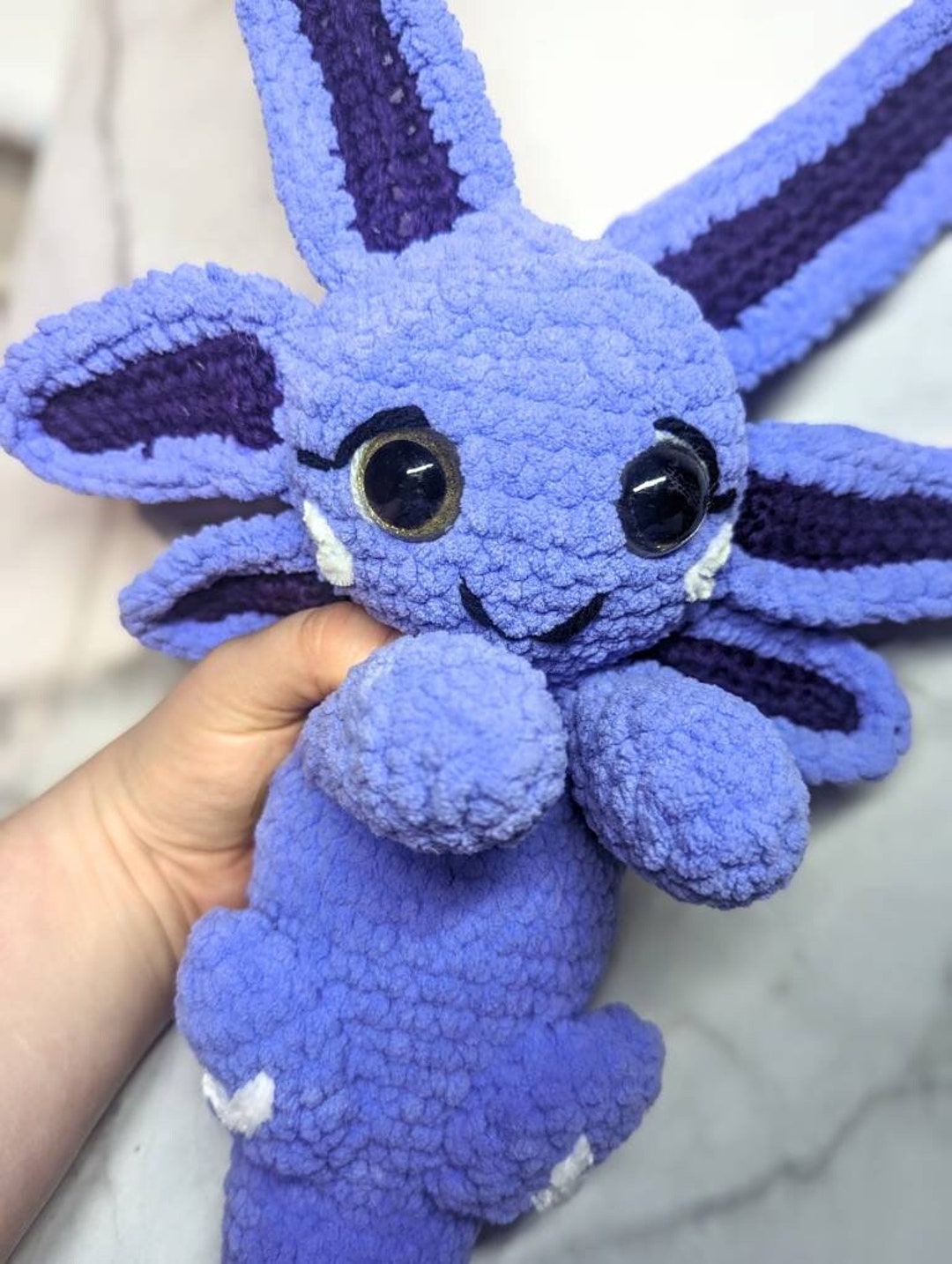 Axolotl Plush Crochet, Baby Axolotl Plush, Kawaii Plushies, Squishy