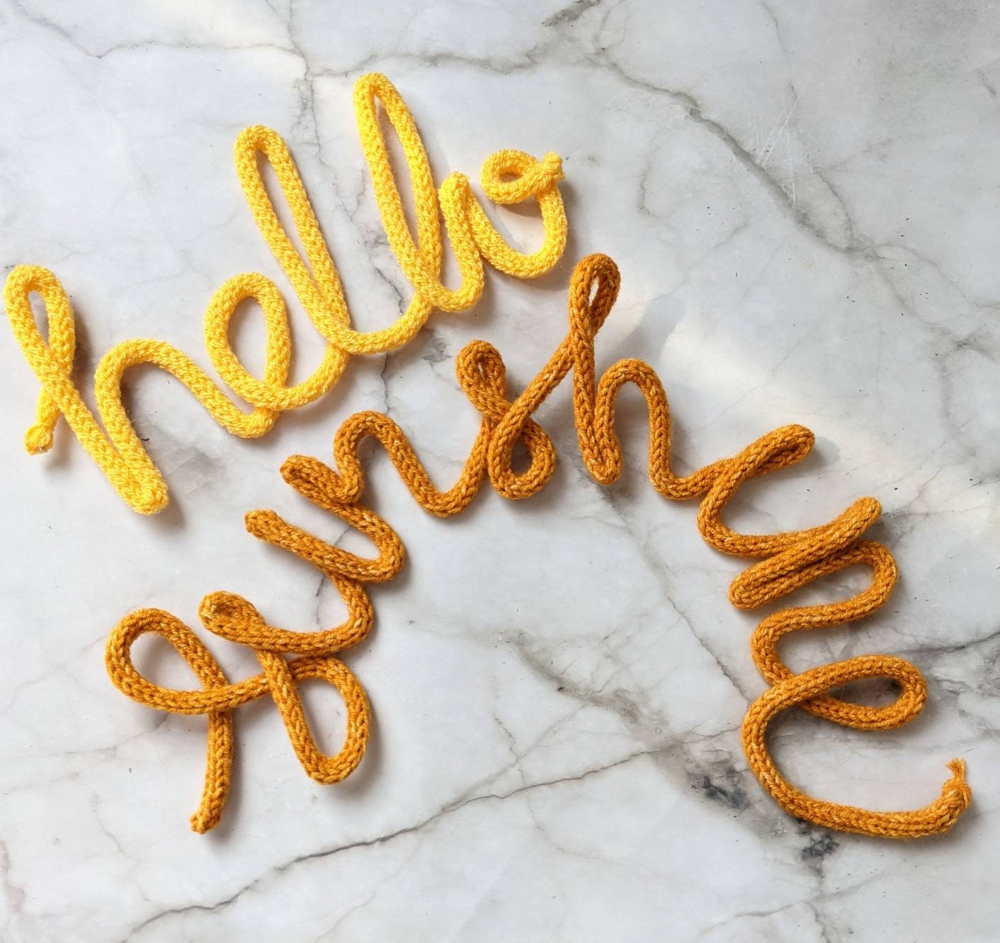 Custom Knitted wire words knitted wire Décor Nursery | Etsy