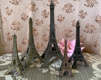 MAZE MA Paris Tour Eiffel Plaqué Or Collection Souvenir Art 