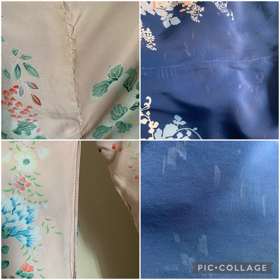 Very beautiful antique Edwardian/ 20s silk revers… - image 10