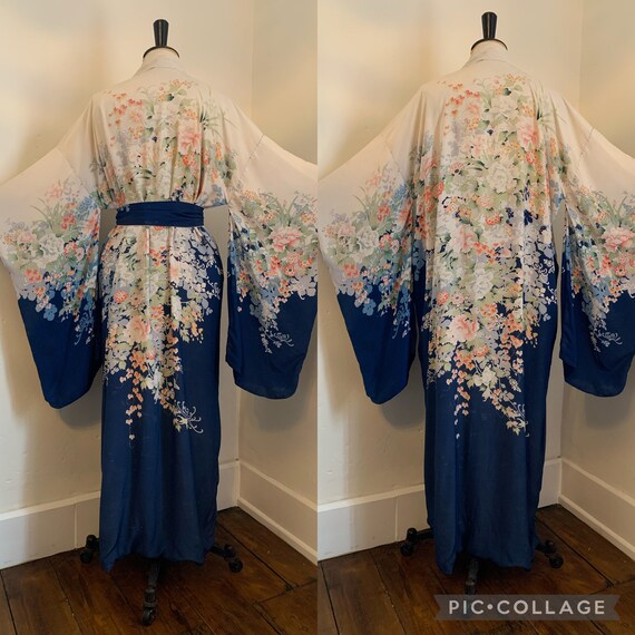 Very beautiful antique Edwardian/ 20s silk revers… - image 2