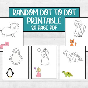 Download Printable Cute Desserts Dot To Dot Worksheets 11 Pages Etsy