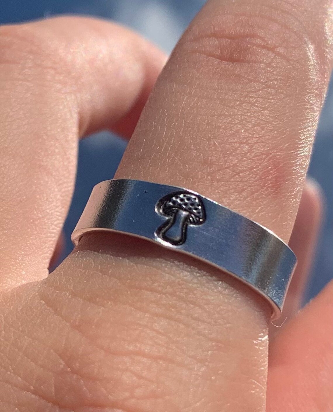 Mushroom ring Etsy