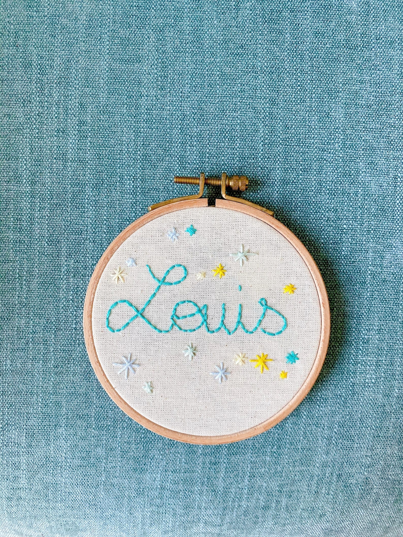 Custom Name Embroidery Baby Name Babyshower Gift Baby Etsy