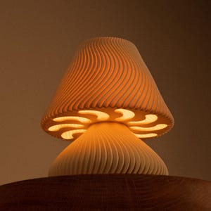 DUNE Table Lamp | Soft Ambient Lighting | Minimalist Boho Decor for Cozy Interiors image 8