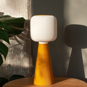 TODAI x OCHRE Table lamp Mid century modern design, 3D Printed E27/E26 minimalist light image 2