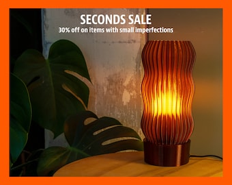 Secondes | Ondulé x AMBRE | 30% de réduction, lampes avec petites imperfections