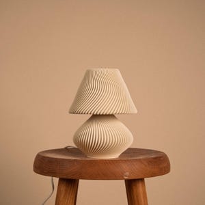 DUNE Table Lamp | Soft Ambient Lighting | Minimalist Boho Decor for Cozy Interiors image 6