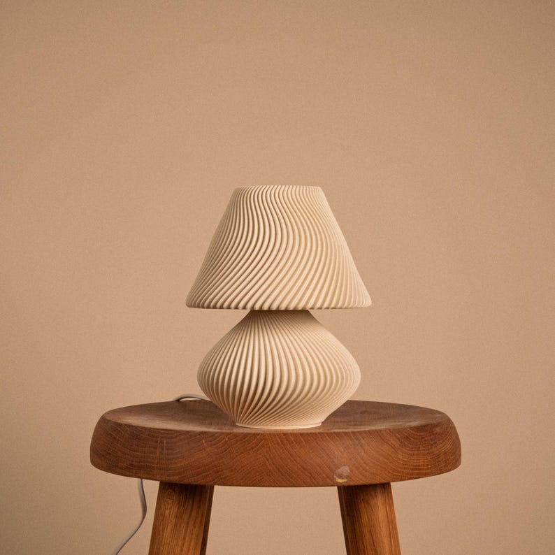 DUNE Table Lamp | Soft Ambient Lighting | Minimalist Boho Decor for Cozy Interiors image 6