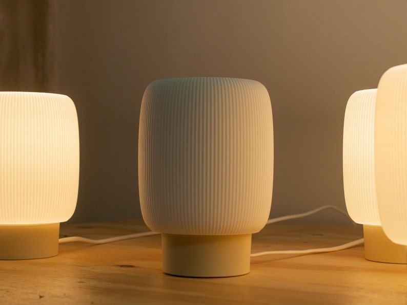 TORO Tischlampe: Anpassbare Größe und Farbe minimalistisches Retro-Design sanfte Ambientebeleuchtung Bild 6