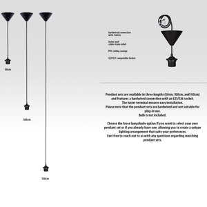 Hängelampenschirm AMBER Retro-Minimaldesign, hängende Pendelleuchte NUR LED Bild 7