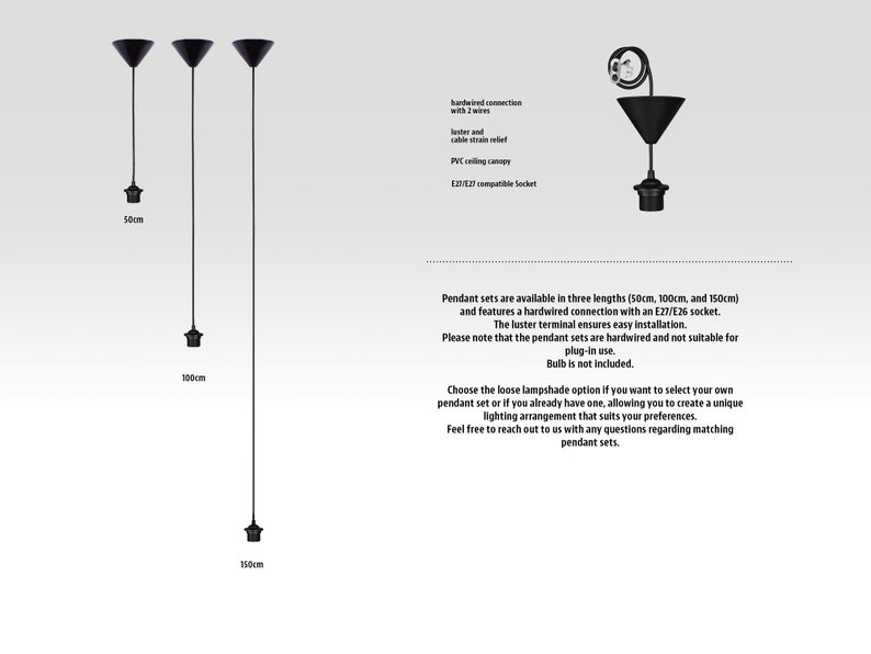 Hängelampenschirm AMBER Retro-Minimaldesign, hängende Pendelleuchte NUR LED Bild 7