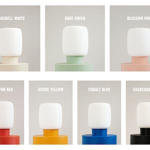 TORO Tischlampe: Anpassbare Größe und Farbe minimalistisches Retro-Design sanfte Ambientebeleuchtung Bild 5