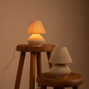 DUNE Table Lamp | Soft Ambient Lighting | Minimalist Boho Decor for Cozy Interiors image 7