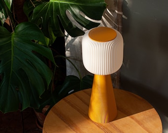 Lámpara de mesa TODAI x OCHER - Diseño moderno de mediados de siglo, luz minimalista E27/E26 impresa en 3D