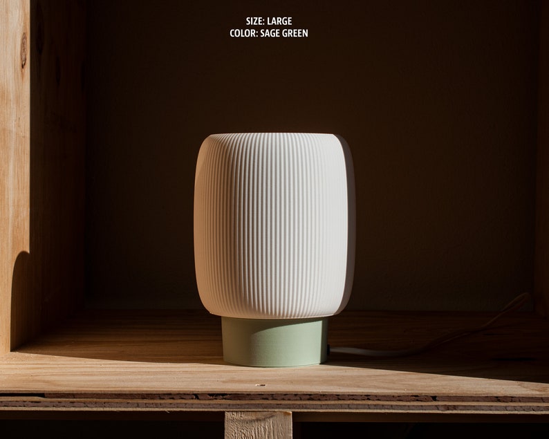 TORO Tischlampe: Anpassbare Größe und Farbe minimalistisches Retro-Design sanfte Ambientebeleuchtung Bild 8