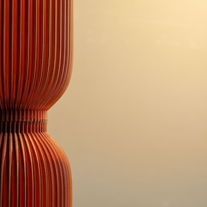 DIABOLO Table Lamp Eco-Friendly Amber Lamp 3D Printed with Recycled PETG Material, for use with LED Bulbs image 9