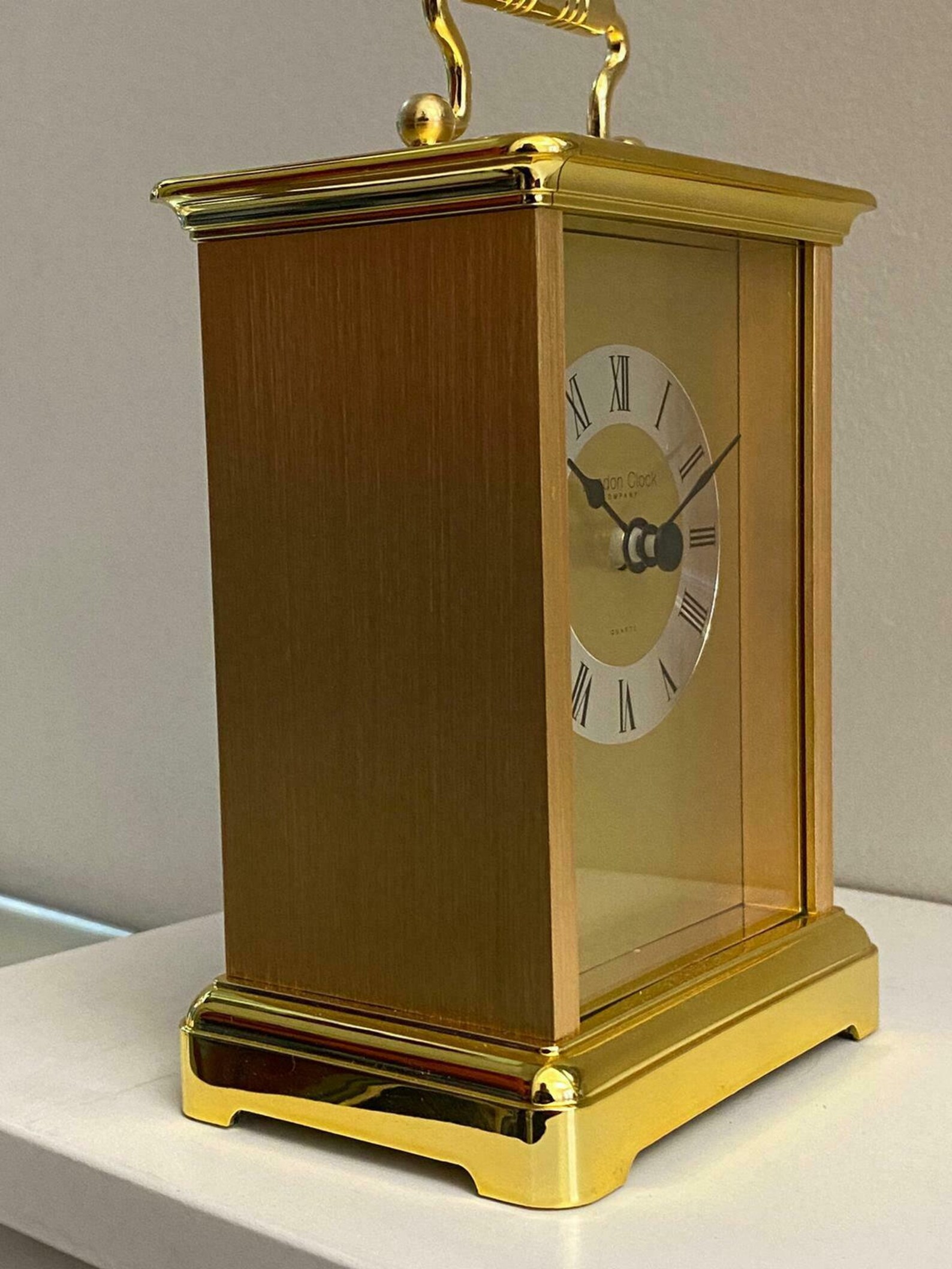 London Clock Company Brass Finish Carriage Clock 02054 Etsy
