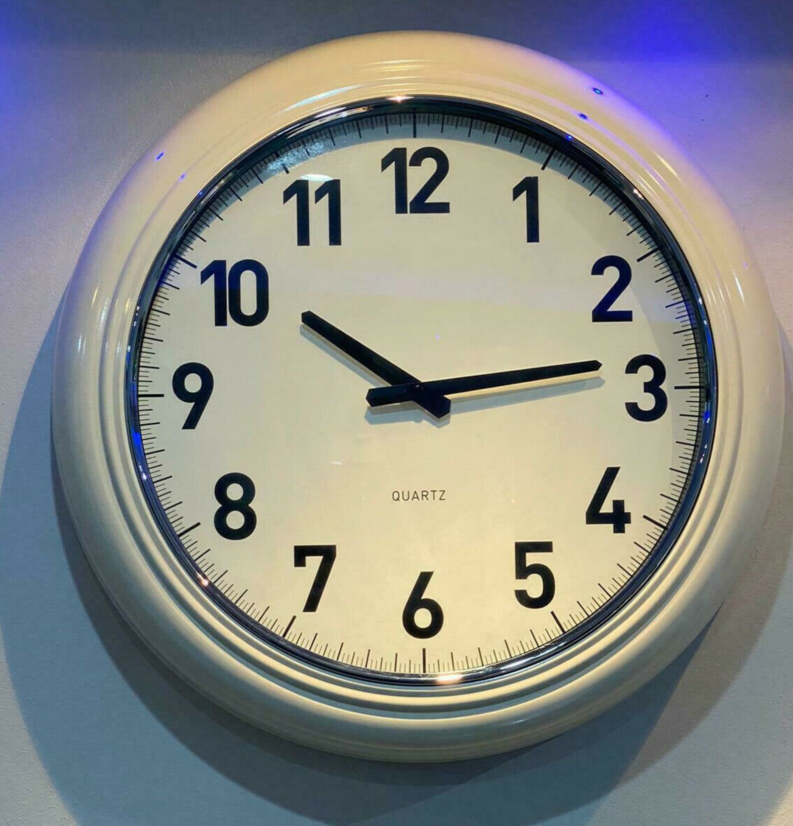 Marks And Spencer Cream Station Wall Clock 3627 Etsy