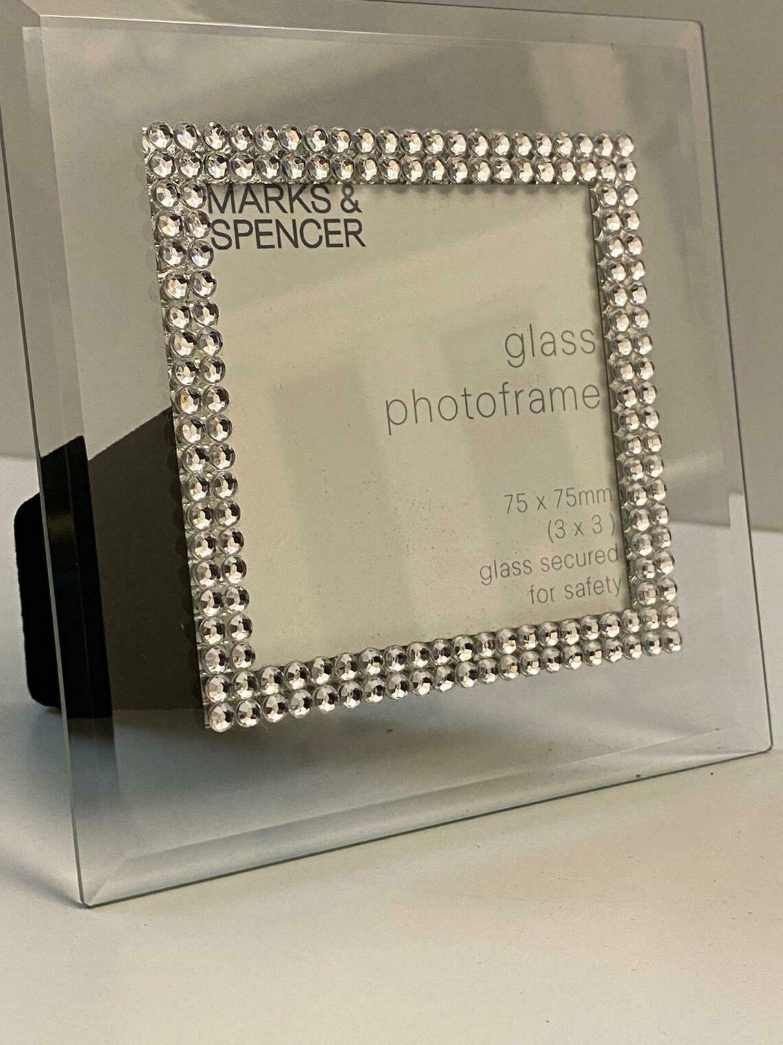 Marks And Spencer Clear Glass Picture Frame 17106 Etsy