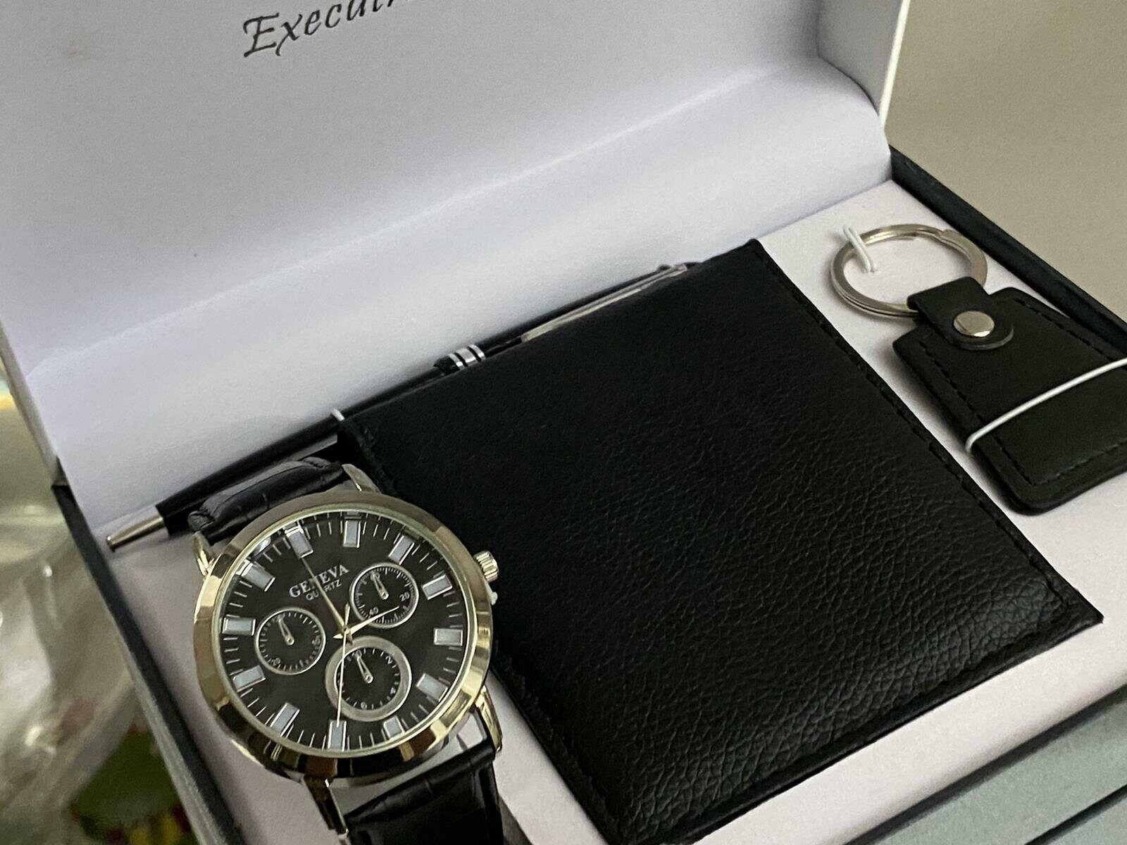 Geneva Superior Executive Style Men's Watch Set 27129 Etsy