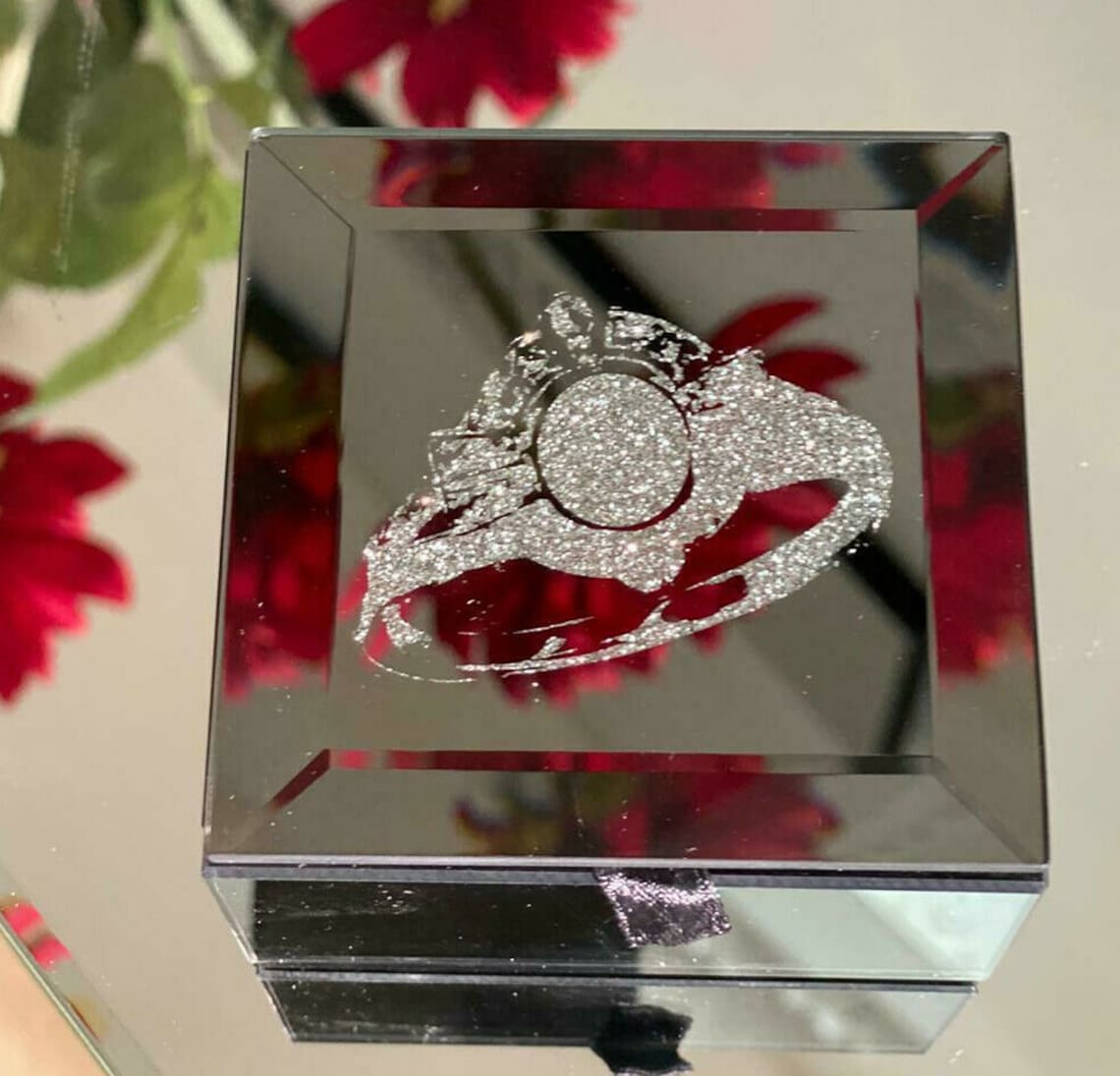 Marks and spencer Mirrored Glass Jewellery Box 7024B  Etsy