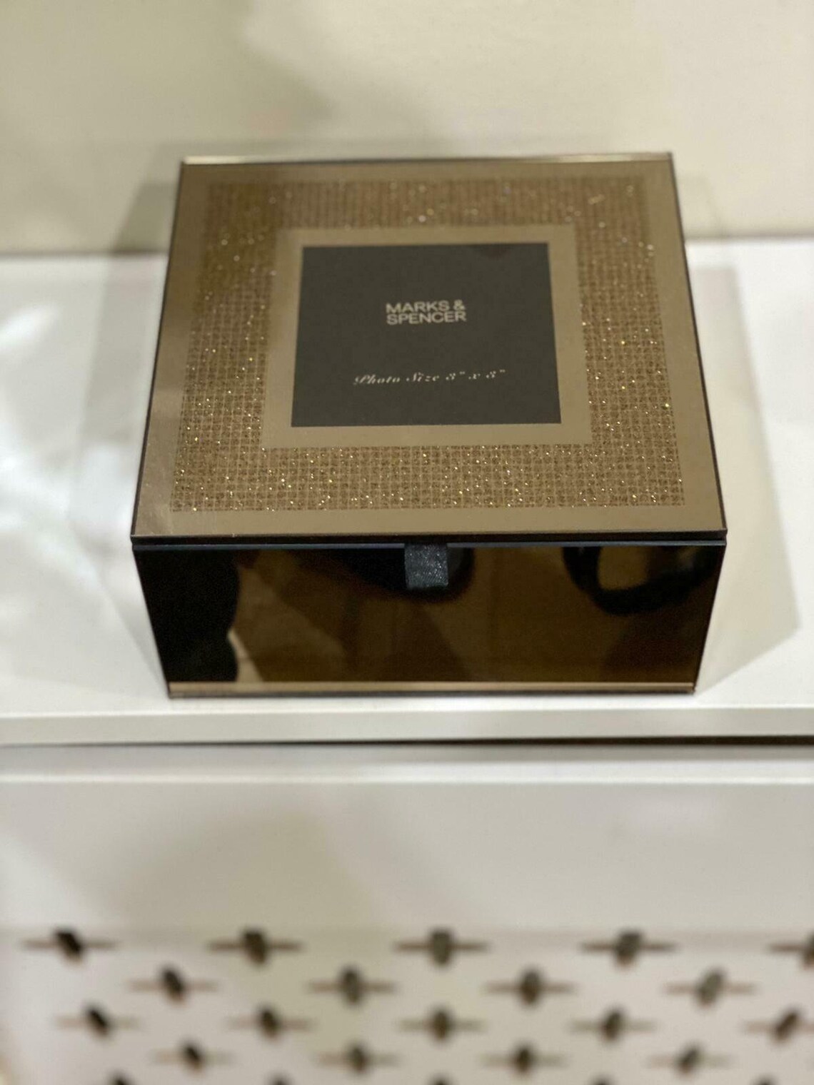 Mark And Spencer Glass Jewellery Box 3160 Etsy