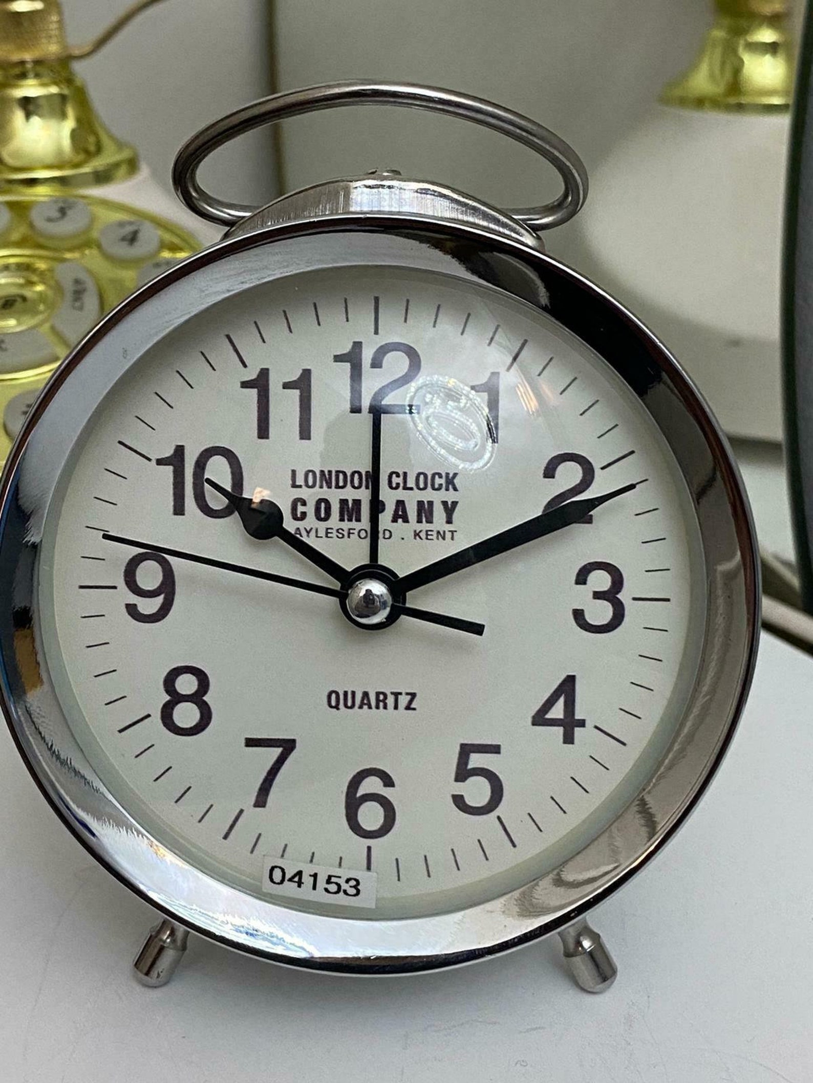 London Clock Company Retro Metal Alarm Clock 000117 Etsy