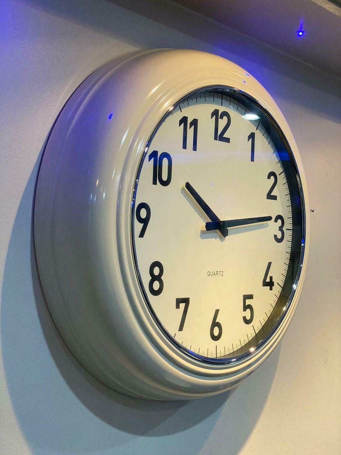 Marks And Spencer Cream Station Wall Clock 3627 Etsy