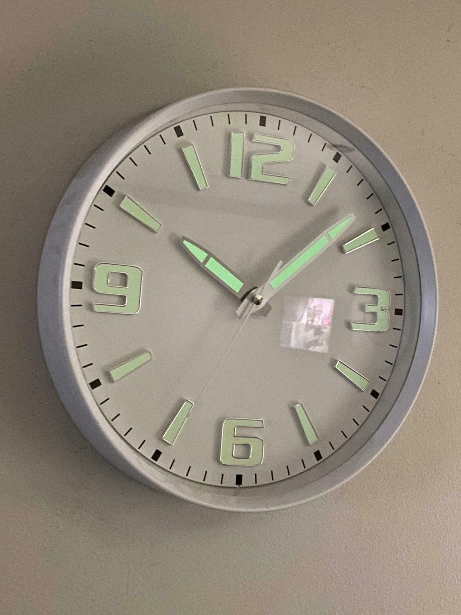Marks And Spencer Glow In The dark Wall Clock 7278 Etsy