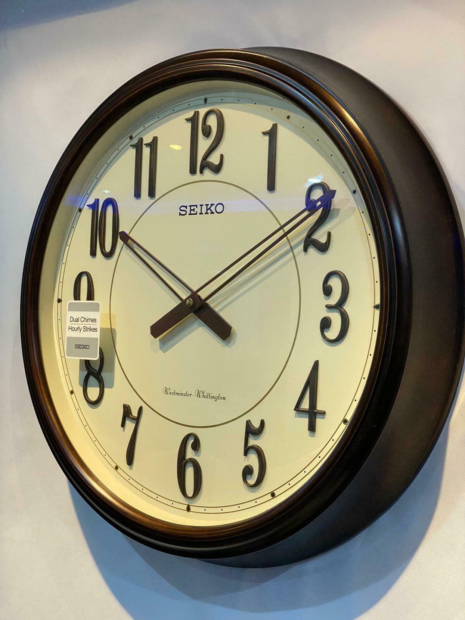 Seiko Dual Chime Wall Clock QXD212B Etsy