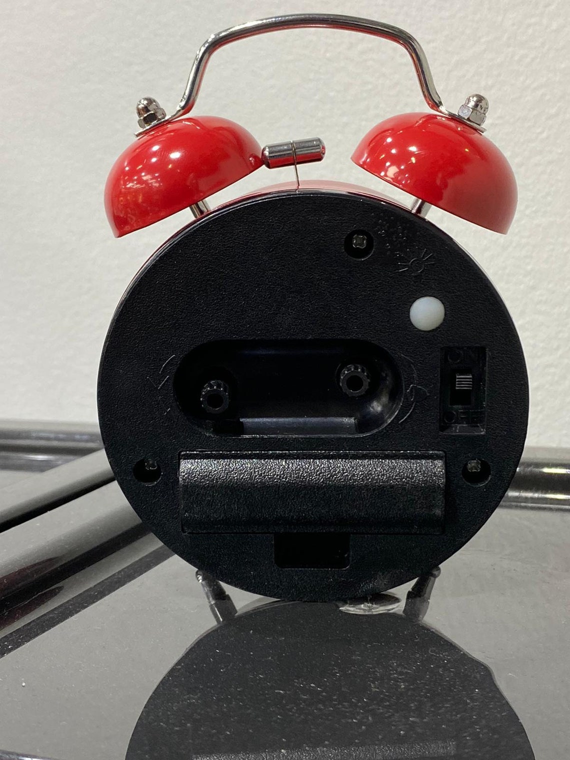 Red Twin Bell Alarm Clock 000595 Etsy