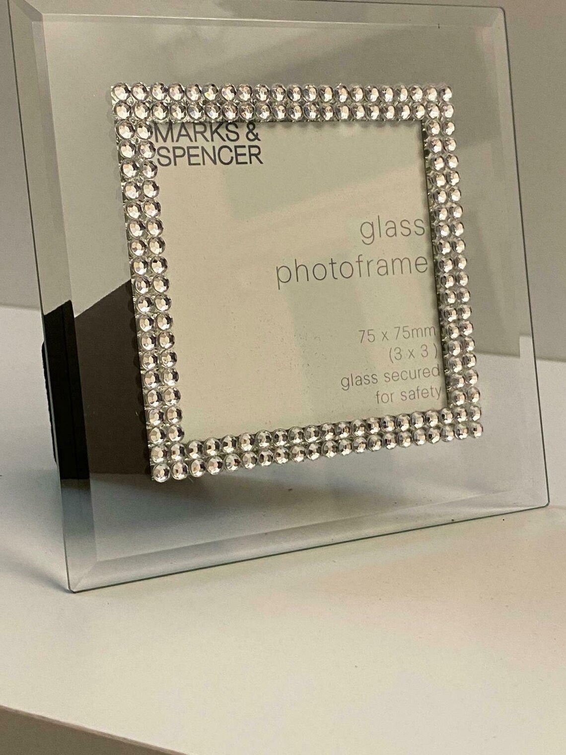 Marks And Spencer Clear Glass Picture Frame 17106 Etsy