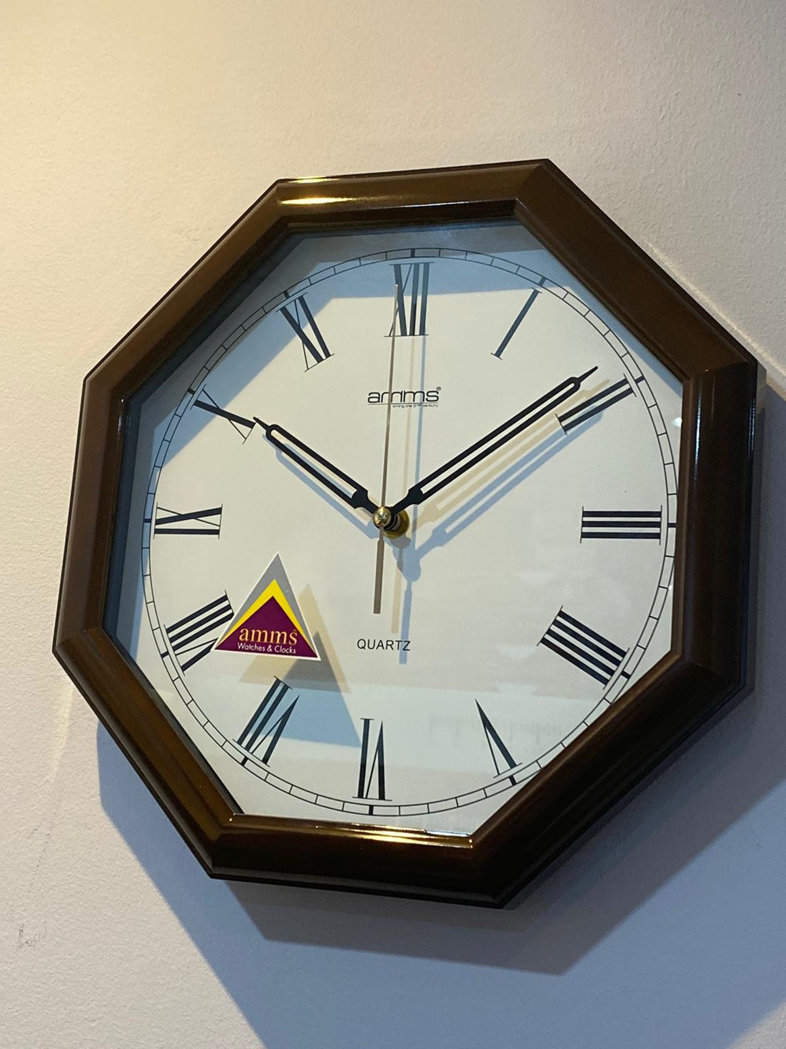 Amms Octagon Shaped Wall Clock 000545 Etsy