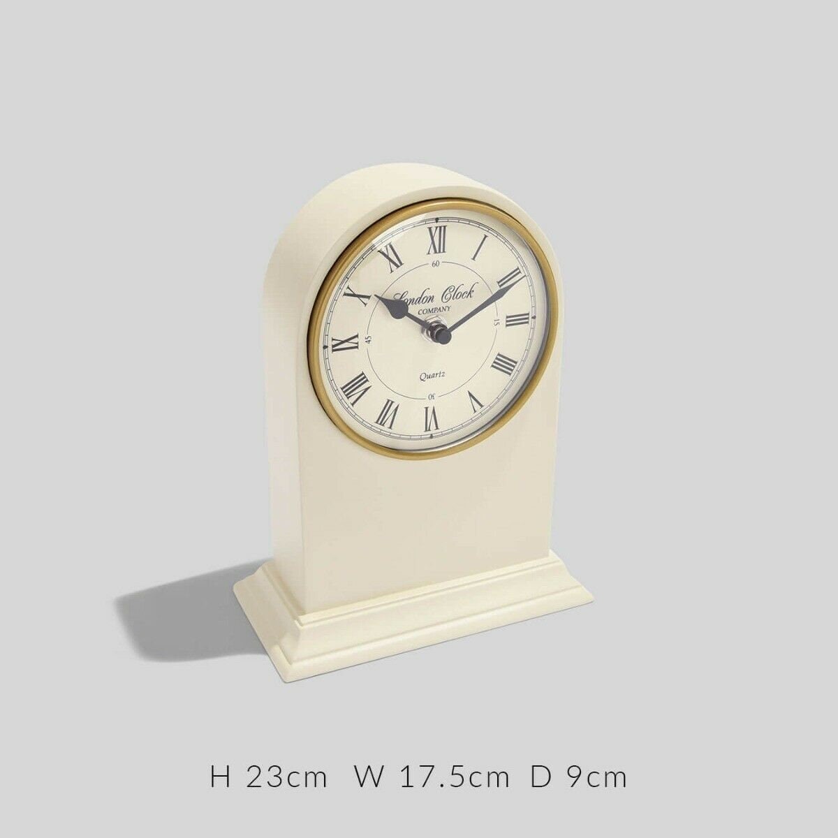 London Clock Company White Mantel Clock 06400 