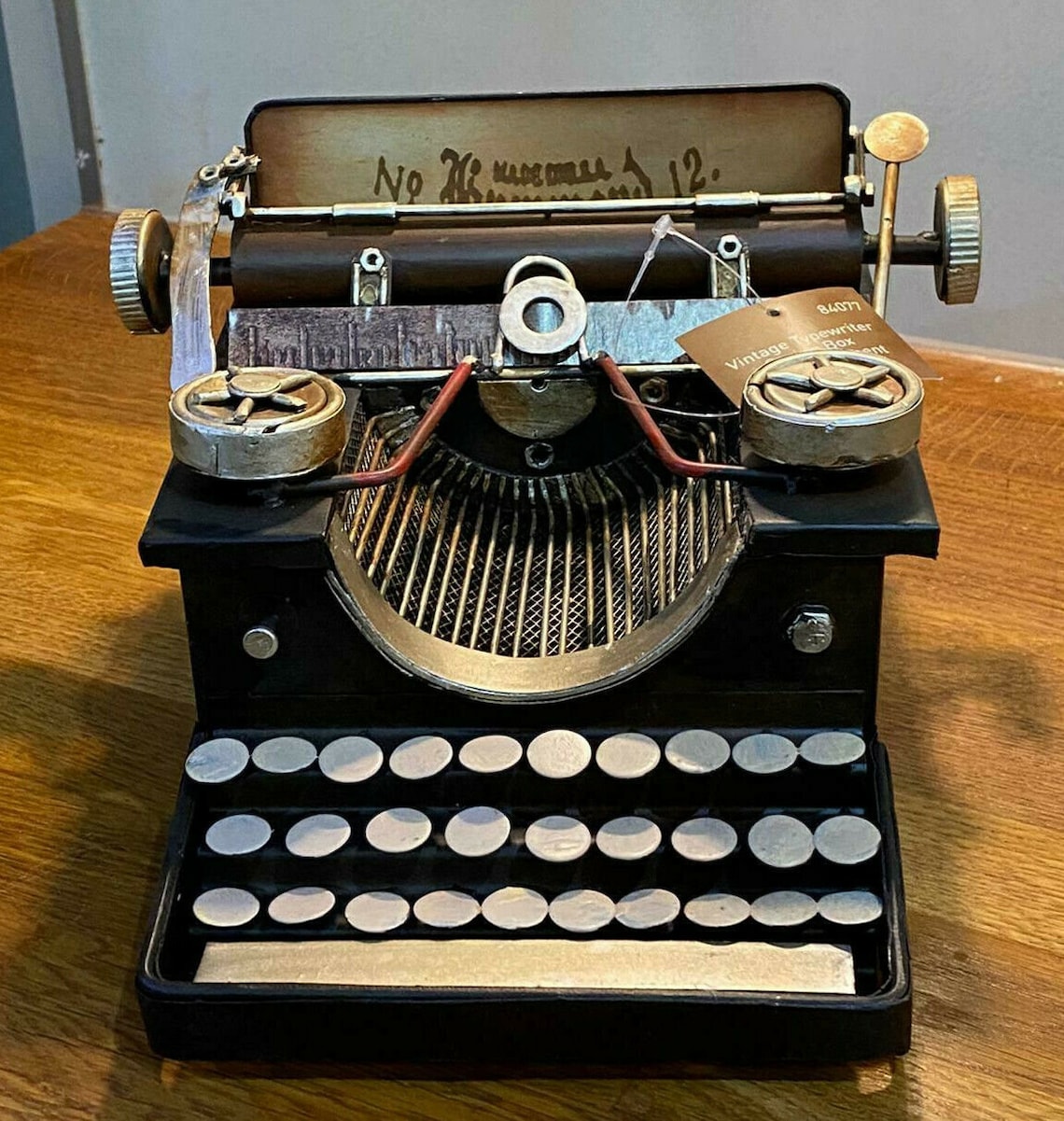 Kreatif Kraft Vintage Typewriter Ornament For Home Decoration Etsy