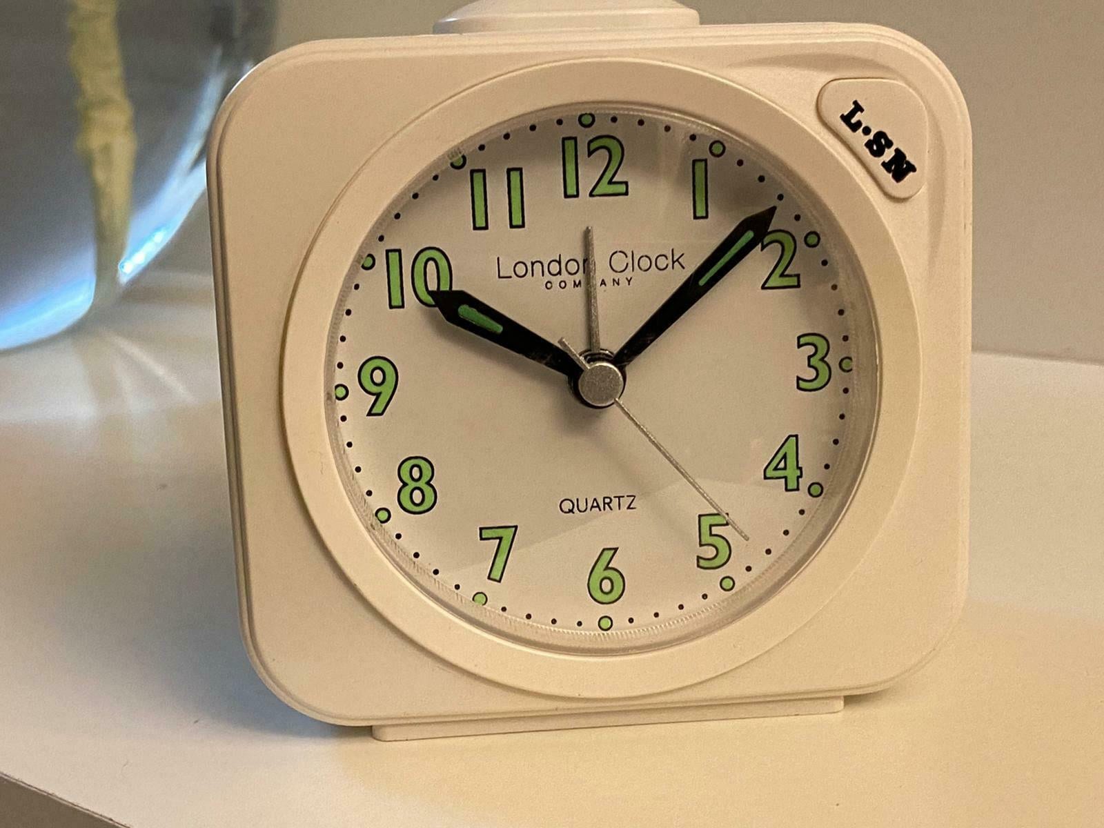 London Clock Company White Alarm Clock P0266 Etsy