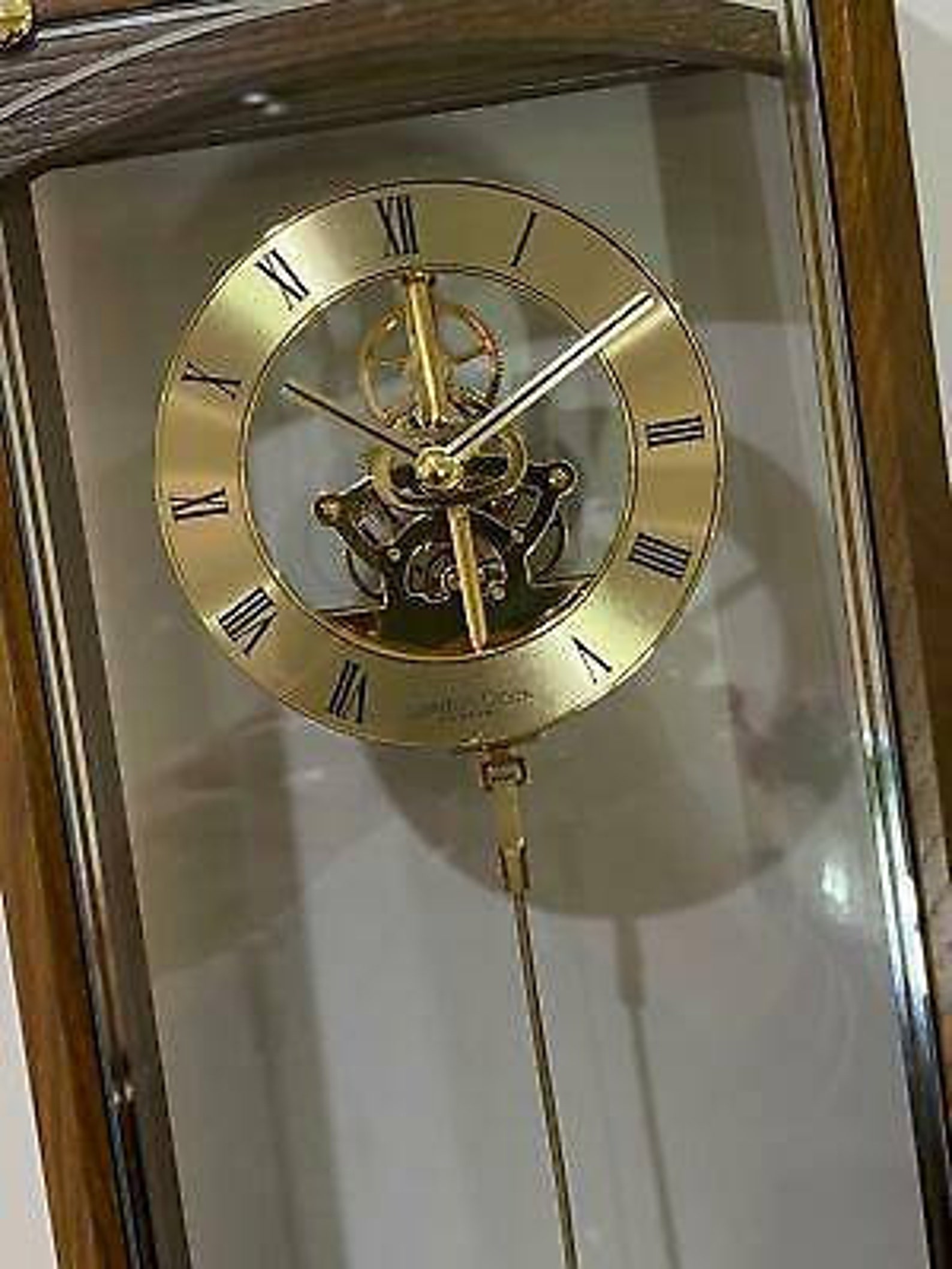 London Clock Company Skeleton Pendulum Wall Clock 25122 Etsy