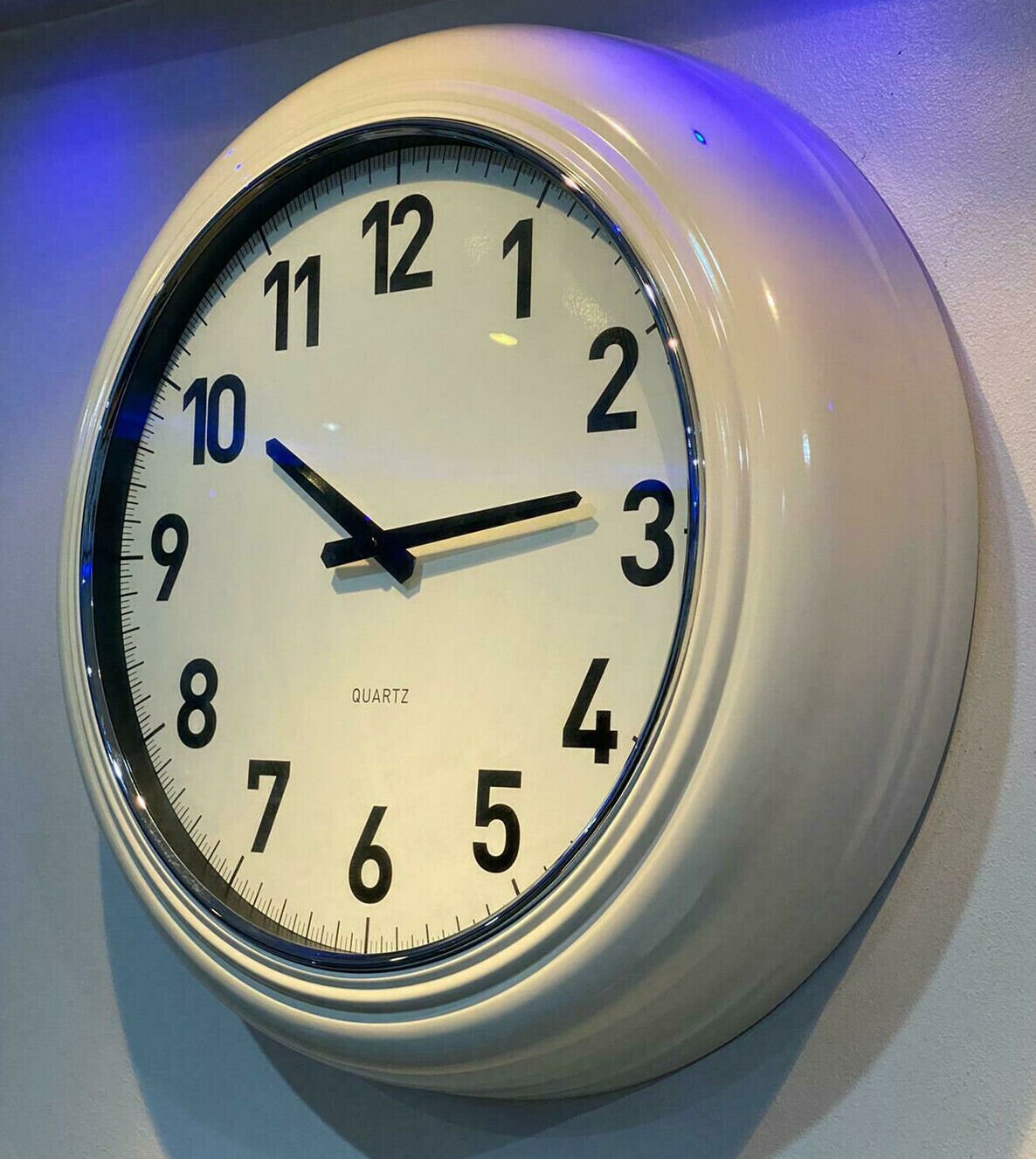 Marks And Spencer Cream Station Wall Clock 3627 Etsy