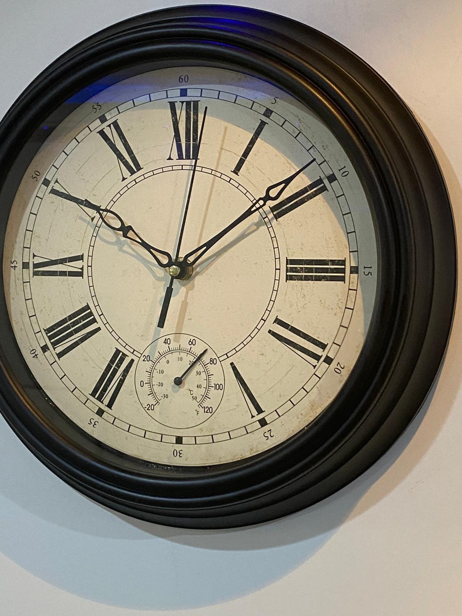 Traditional Black Round Wall Clock 000469 Etsy