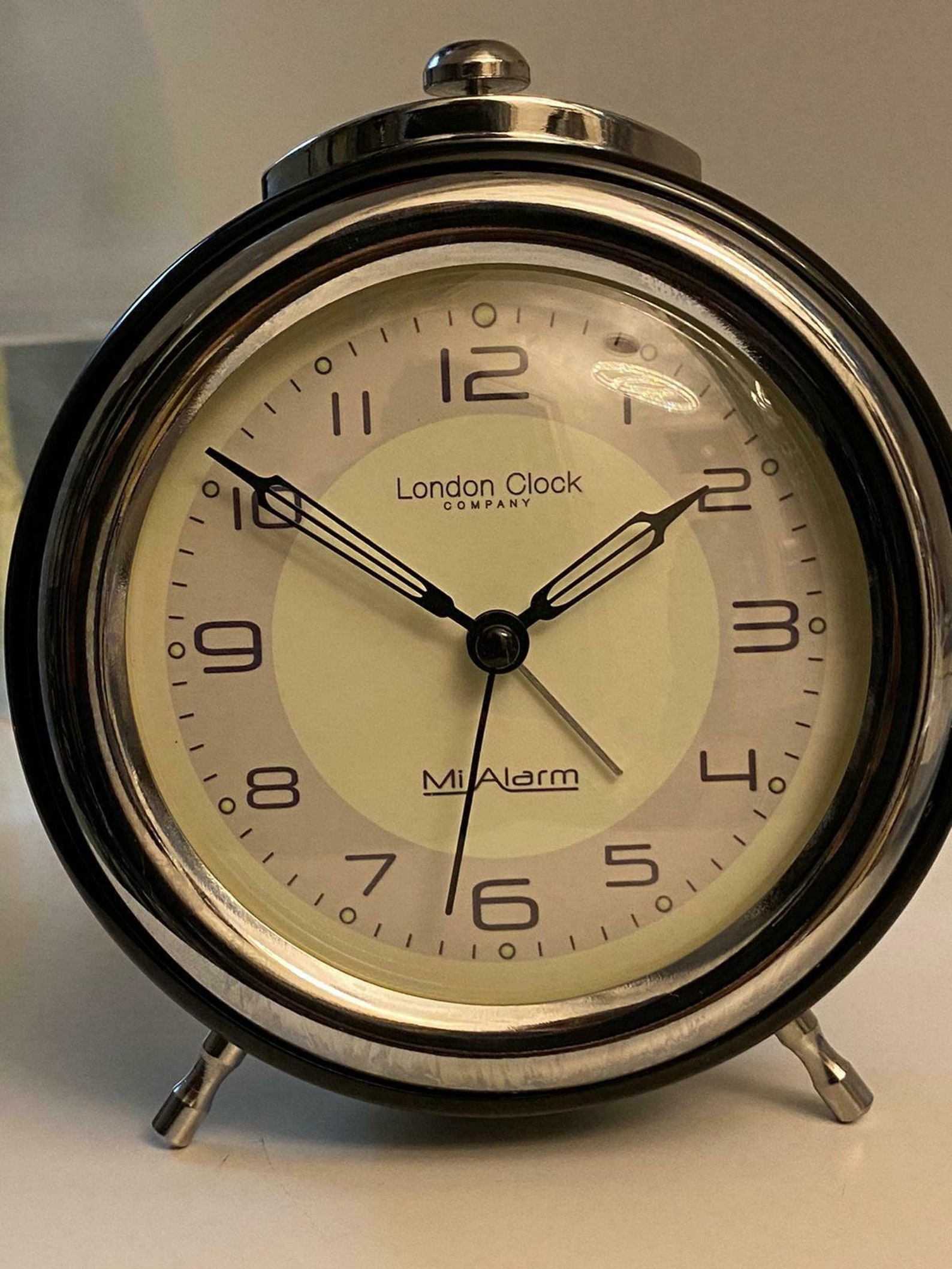 London Clock Company Round Metal Alarm Clock LC17040B Etsy