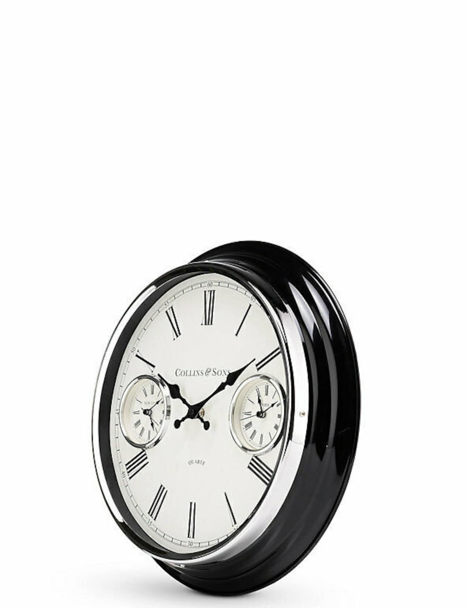 Marks and Spencer Medium 2 Dial Wall Clock T27/7284 Etsy