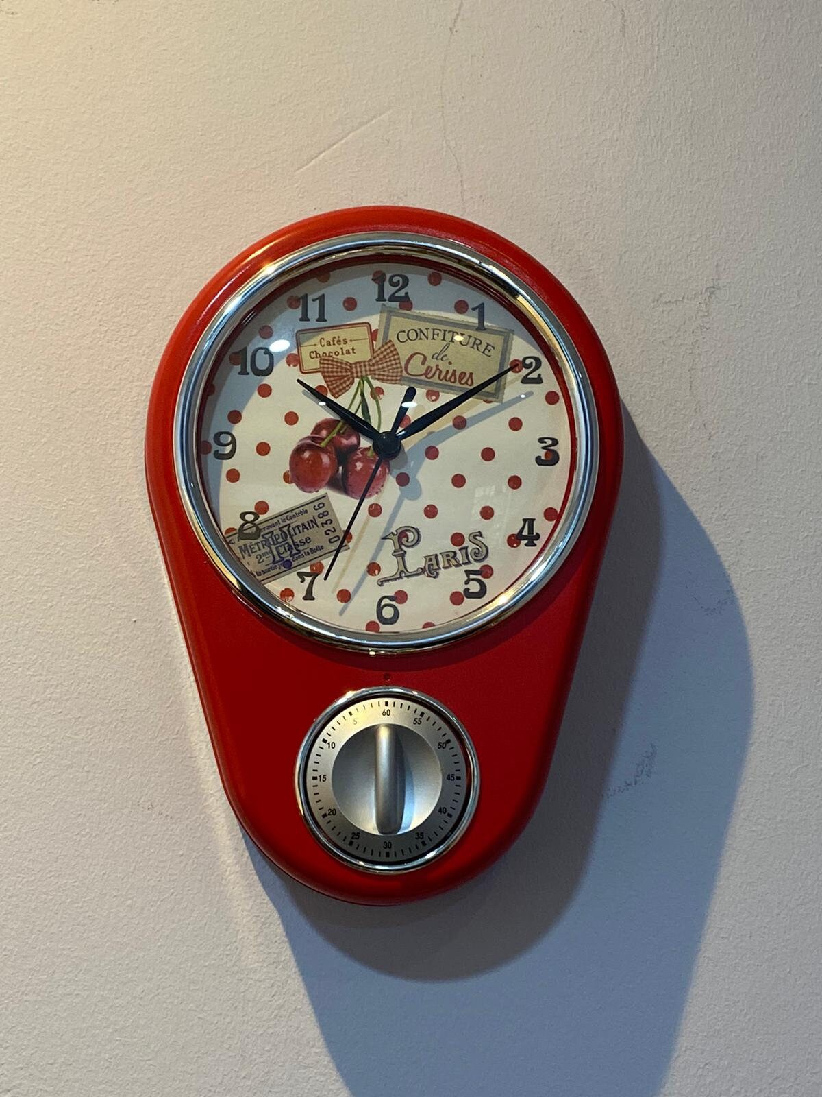 Retro Kitchen Timer Wall Clock 000546 Etsy